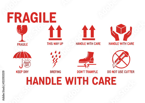 Fragile & Handle with Care Shipping Symbols  Complete Guide to Packaging Icons