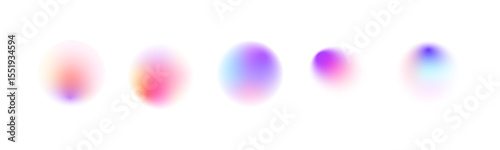 Ellipse gradient with blue, pink, purple, green glowing round wavy lines speed and motion. Color gradient circle backgrounds, abstract colors blend mesh with soft neon light, shapes. PNG. 