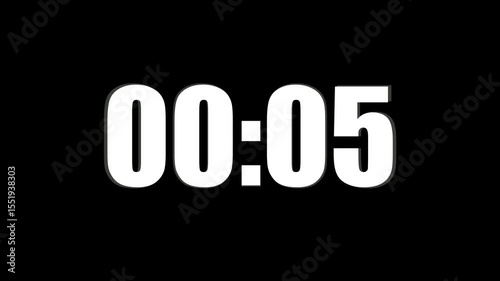 30 second countdown timer animation from 0 seconds to 30 seconds.30 seconds countdown animation timer video background .