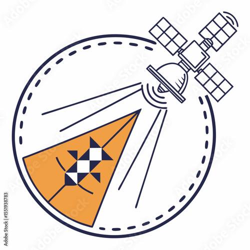 satellite beam emitting icon