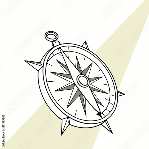 navigation pointer built from polygon edges