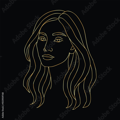 girl with long hair