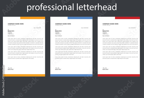 Elegant Floral Letterhead Design