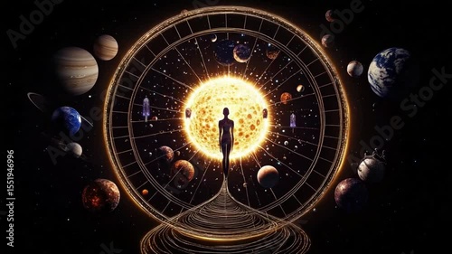 Cosmic Alignment of Human and Celestial Bodies