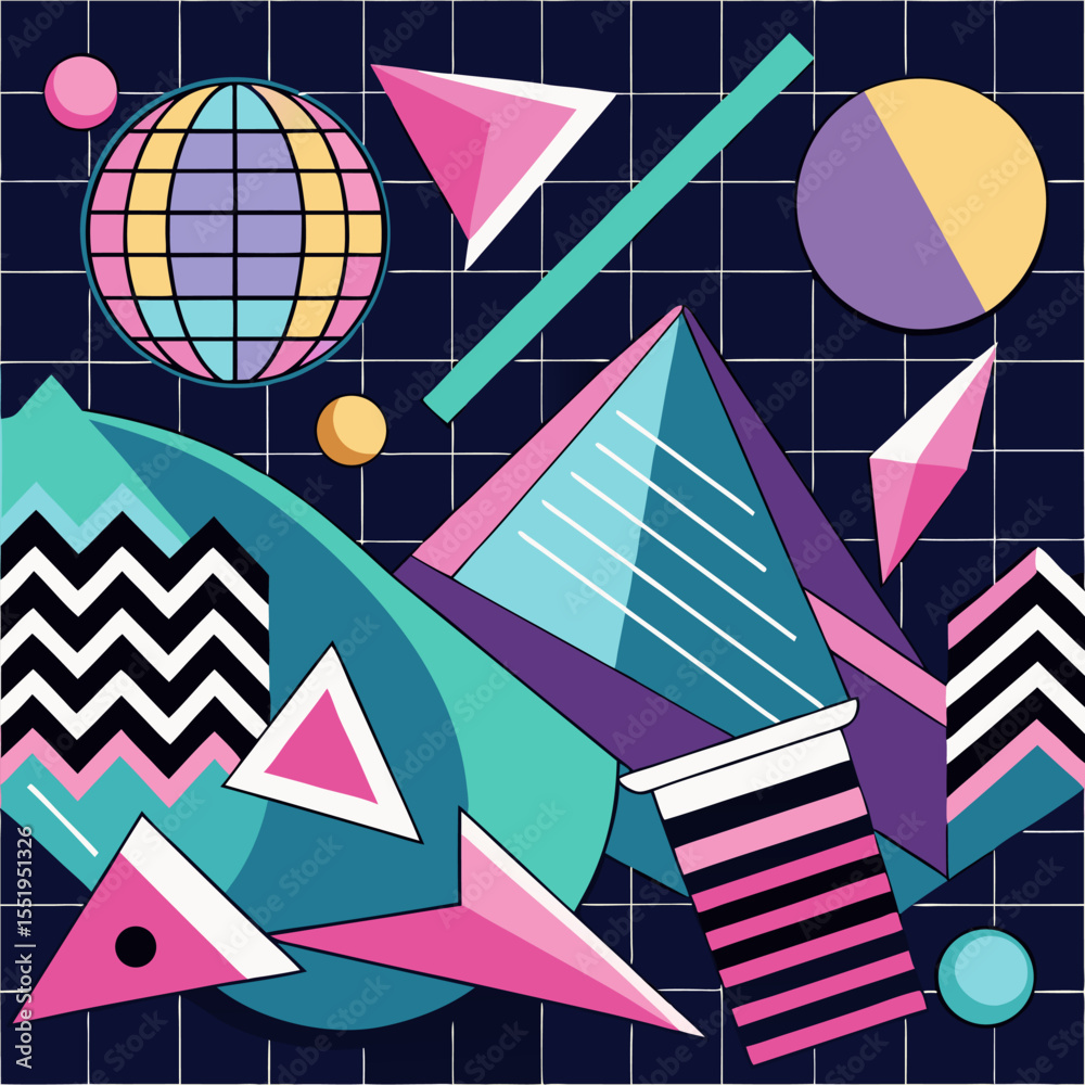 Obraz premium abstract geometric background