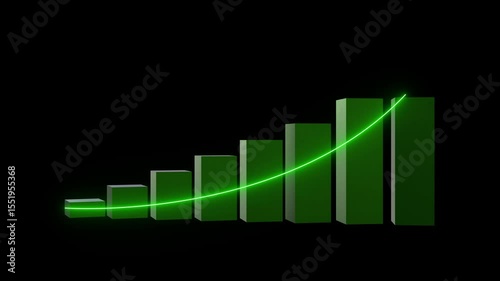 Success in Business Concept Alpha Channel