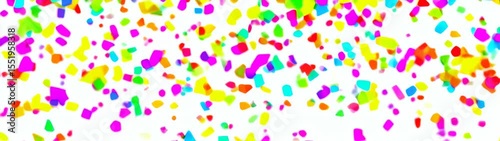 Colorful background with confetti