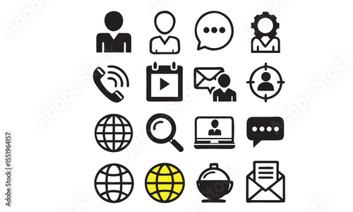 Website icon set