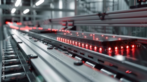 Automated Production Line, High-Tech Manufacturing Process