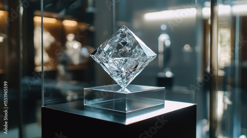 Diamond Exhibit: A Sparkling Gem in a Modern Display Case