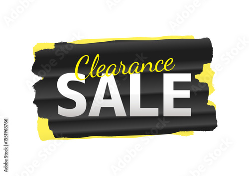 Painted design_BLACK_YELLOW_Clearance SALE