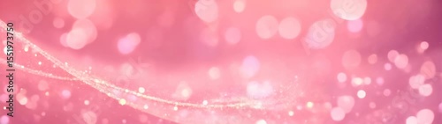 Blurry image of a pink background with lights