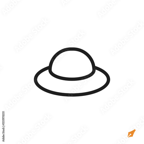 hat icon is designed in a visually appealing and easily recognizable style. It’s suitable for various visual needs such as apps, presentations, digital media, or other graphic design projects.