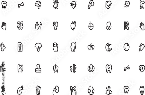 Medical and Dental Vector Icons EPS File