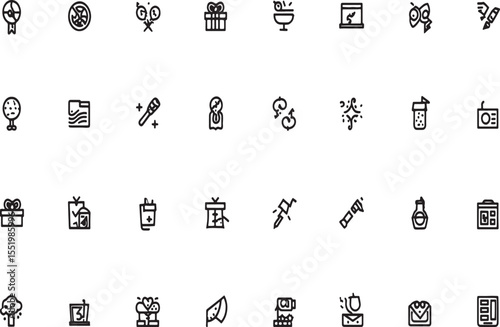 Vector Icons  Celebration, Events, and More