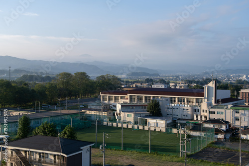 長野県佐久市中込の町並み