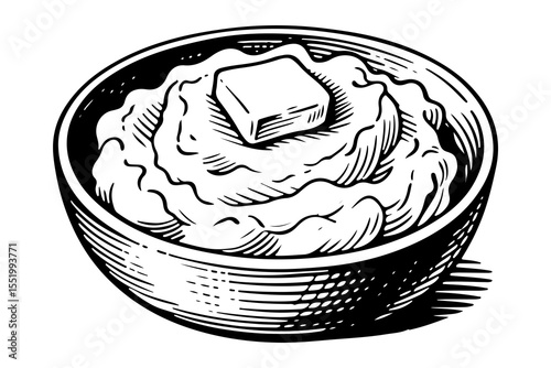 Spinach vector engraving style illustration