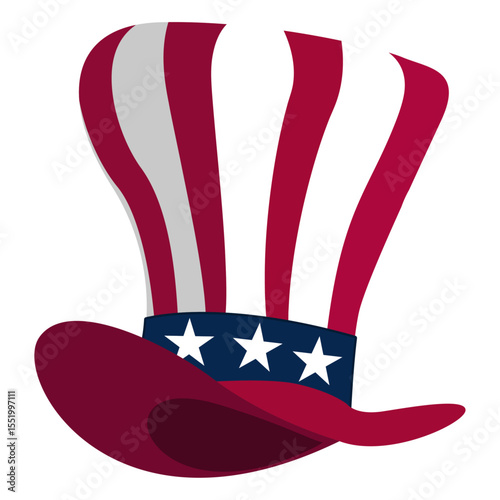 Uncle sam hat, Independence Day Celebrations.