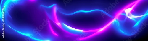 Neon blue and pink arrows in the shape of a heart