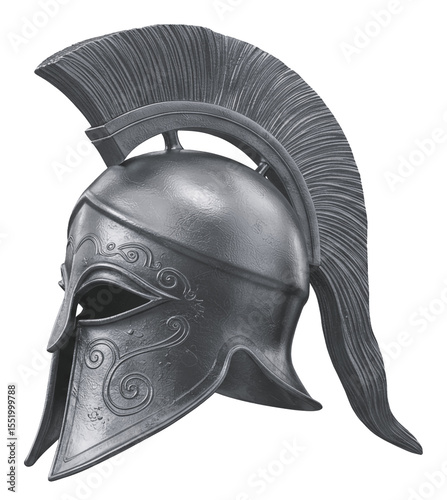 Historical Battle Helmet with Vintage Style