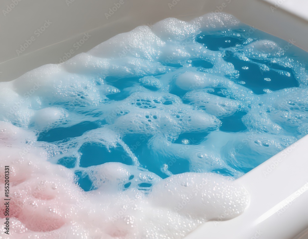 Fototapeta premium bath with foam
