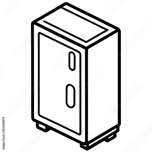illustration of a safe