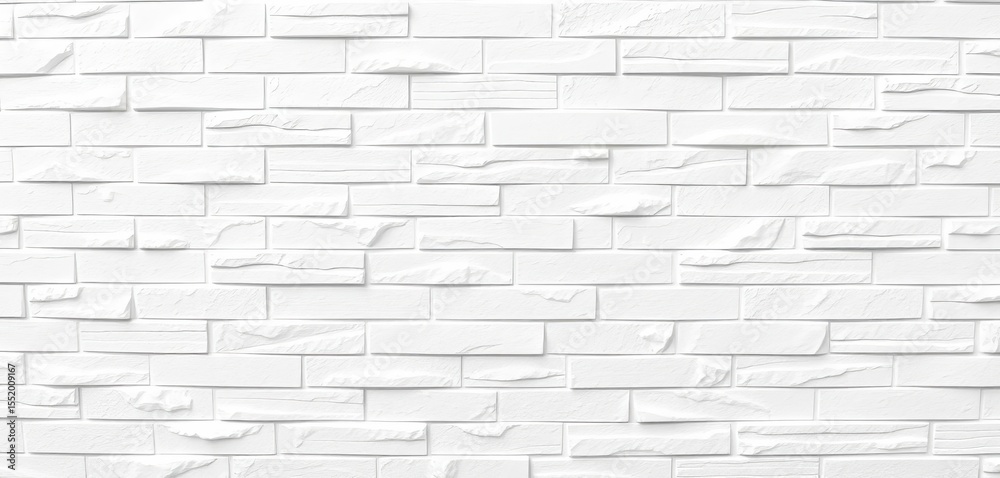 Obraz premium Clean, seamless white stone tile wall texture, modern design, stone, exterior