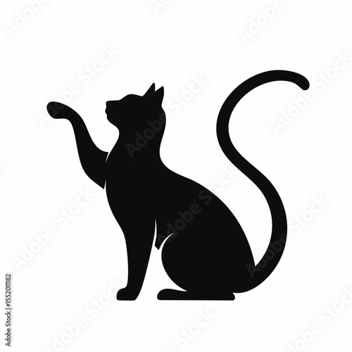black cat silhouette