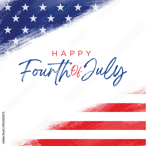 American independence day element collection. 4th of july independence day USA set collection Free Vector