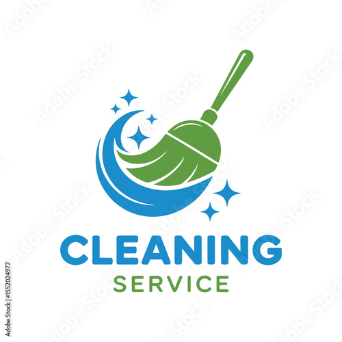 Unique cleaning logo Modern and minimalist vector and abstract logo