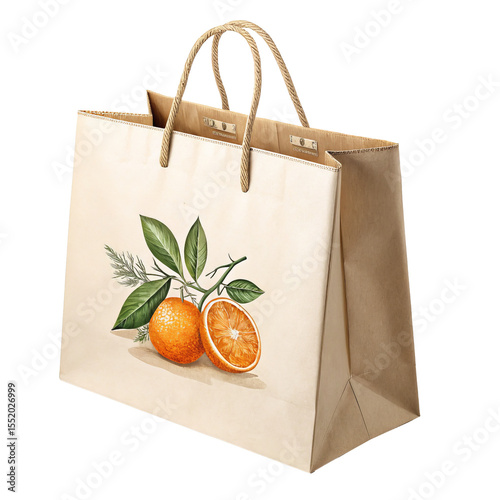 shopping bag PNG, transparent background