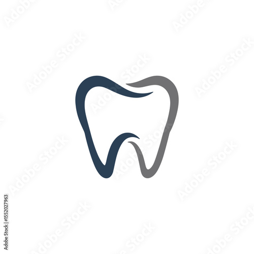 Unique dental logo Modern and minimalist vector and abstract logo