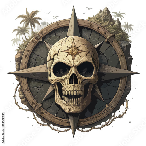 human scarp premium quality t-shirt design