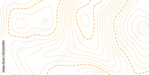 Abstract Topographic Pattern contour line map. Luxury gold abstract line art on transparent background image.