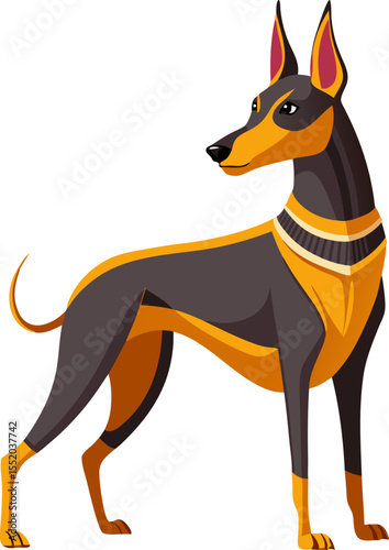 Pharaoh Hound vector dog