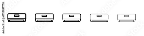 ac icon simple vector outline logo