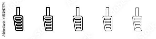 accelerator icon simple vector outline logo