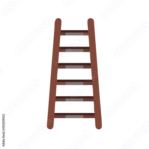 Ladder vector icon for construction or access concept

