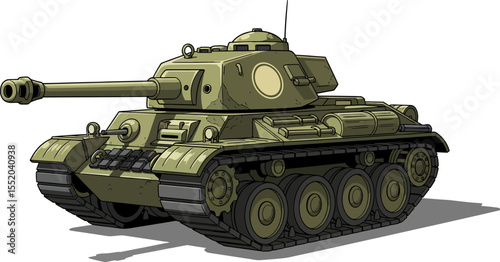 Iconic Military Vehicle Military History Armored Warfare Battle Ready Heavy Equipment