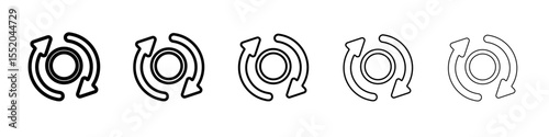 cash flow icon simple vector outline logo