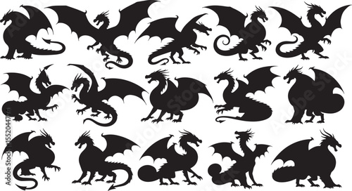 Epic Dragon Silhouettes A Stunning 4K Video Collection