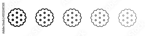 cracker icon simple vector outline logo
