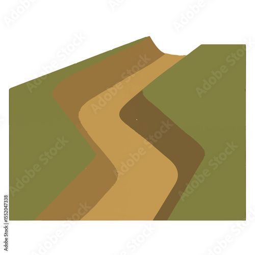 ditch vector illustration icon on white background
Vector icon on the topic of road traffic