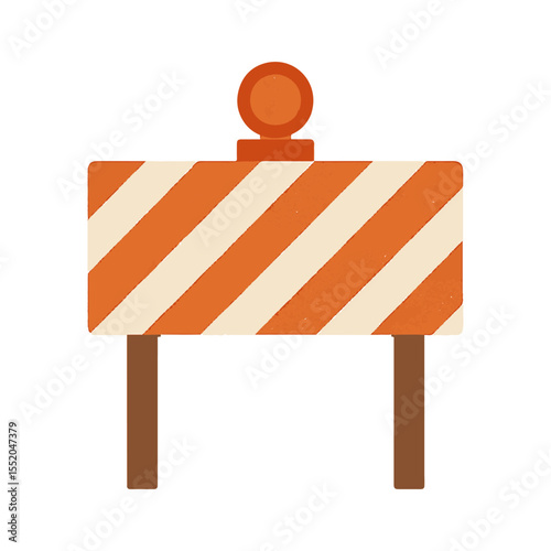 road barrier vector illustration icon on white background
Vector icon on the topic of road traffic