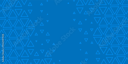 Triangles Halftone Pattern Vector Abstract Geometric Technology Background. Triangular Half Tone Texture. Minimal Style Dynamic Tech Wallpaper