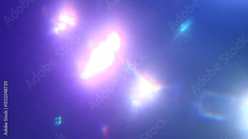 Holographic foil effect after sunset