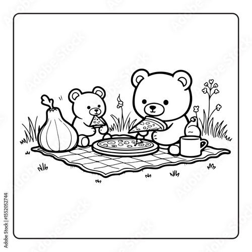 good friends coloring pages isolated