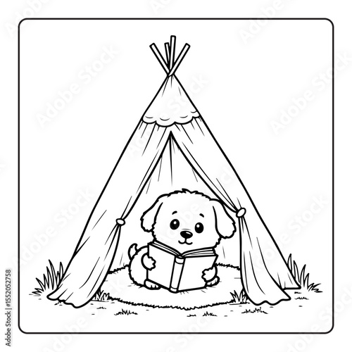 good friends coloring pages isolated