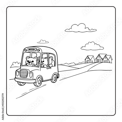 good friends coloring pages isolated