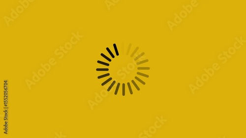 Loading icon animation. Wheel loading concept icon. Rounding Loading Circle Icon Animation on color Background.